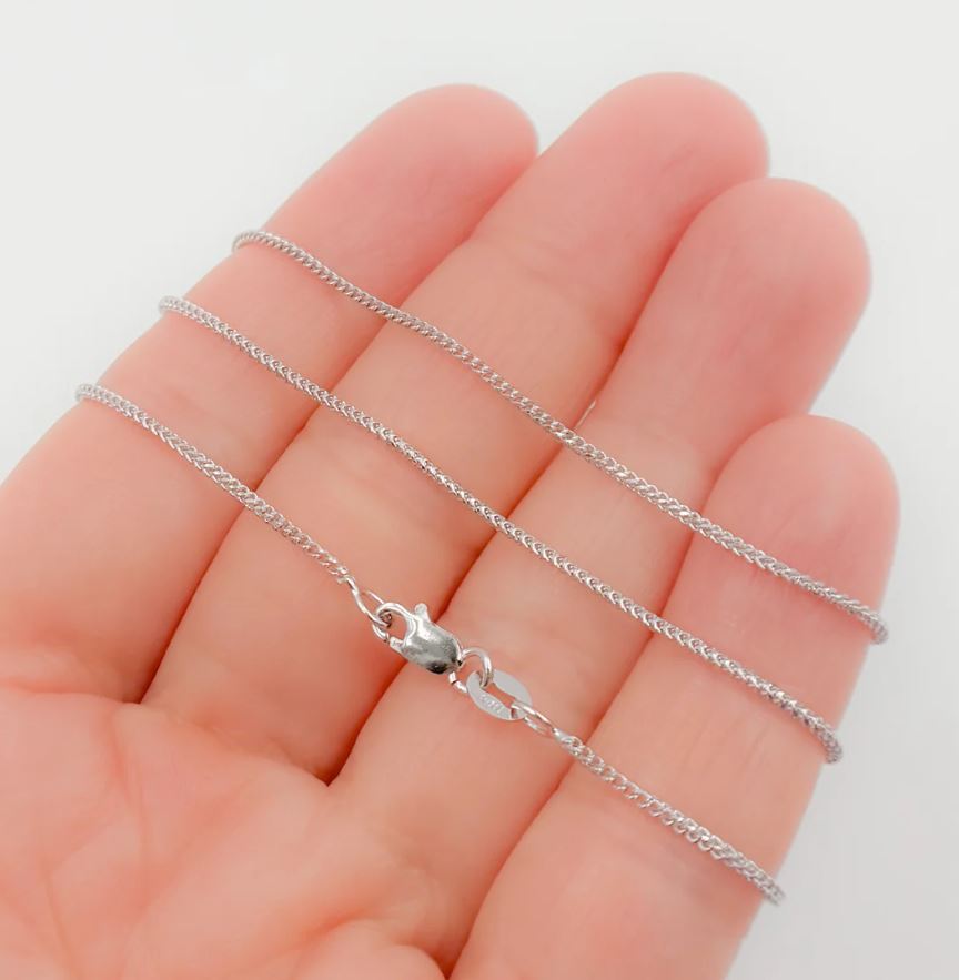14k white gold chain