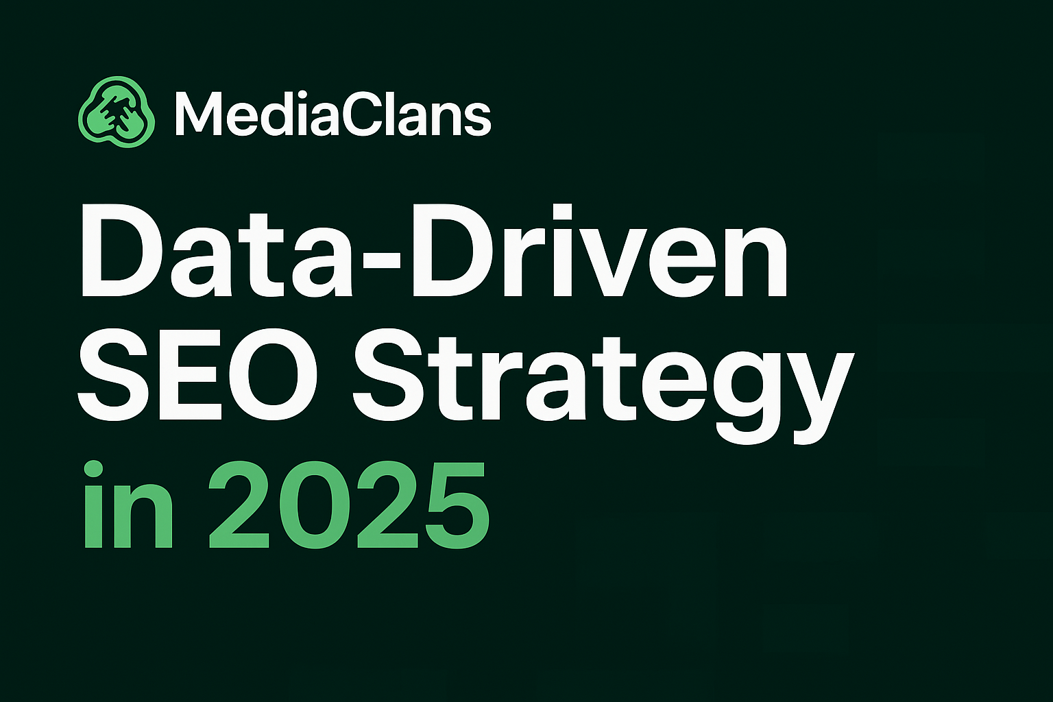 Data driven seo