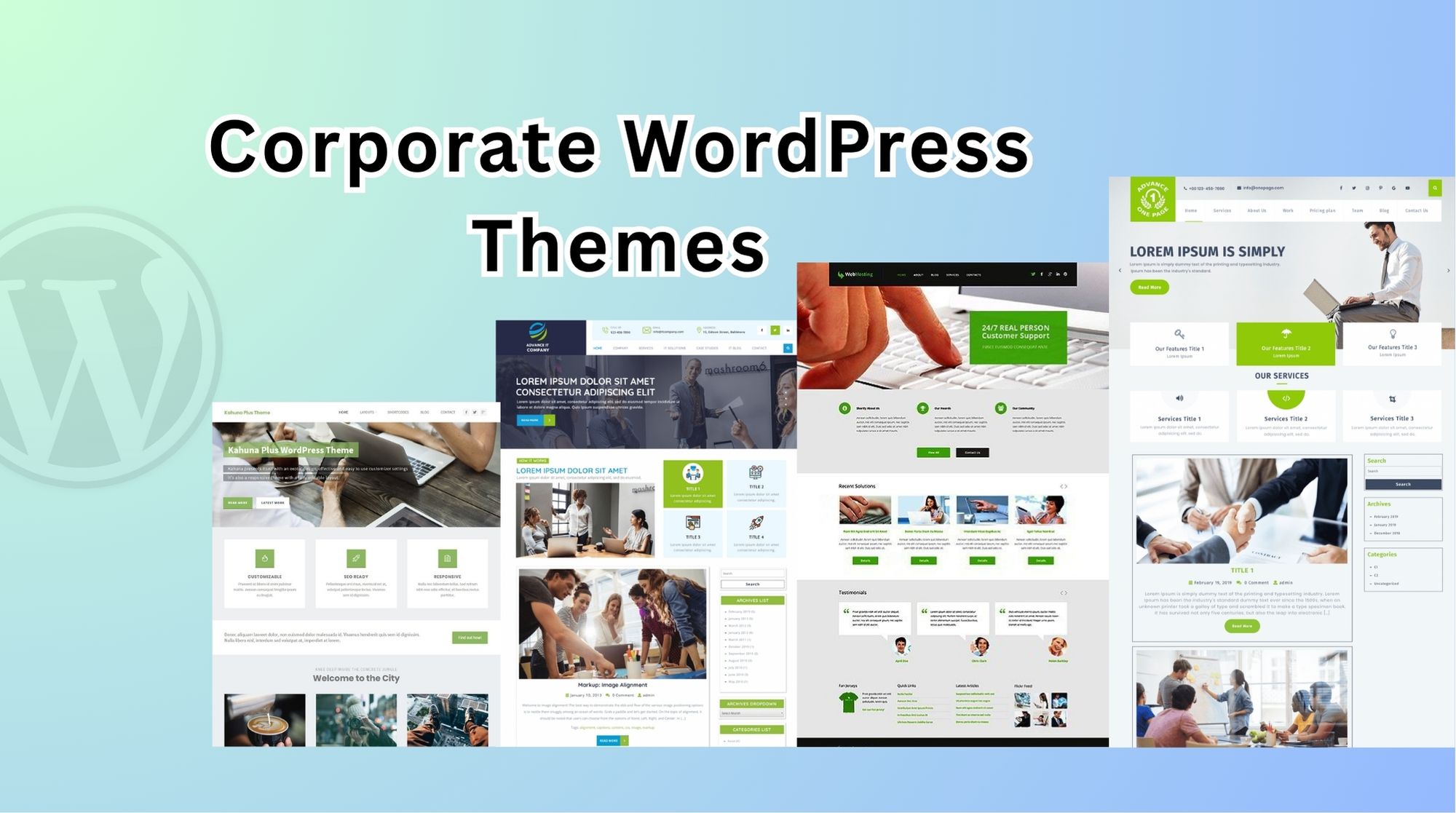 Where to Find the Best Free Corporate WordPress Themes?