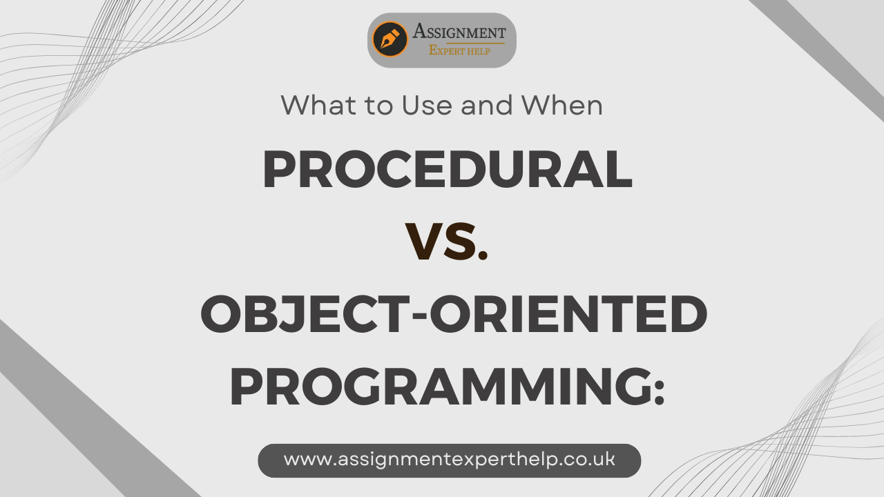 Procedural vs. Object-Oriented Programming